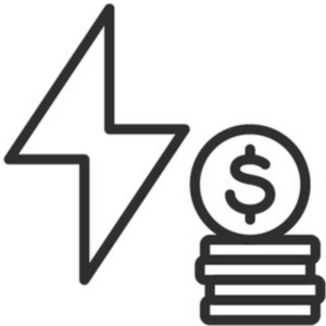 Icon der Stromkostensenkung