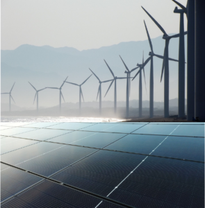 Regenerative Stromerzeugung durch Photovoltaik und Windkraft